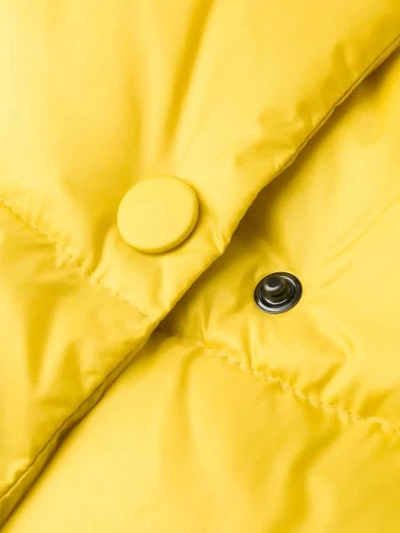 BACON 羽绒短款夹克 - 黄色