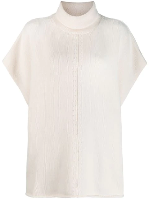 white short sleeve jumper