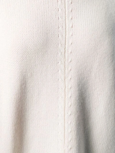 Shop Joseph Roll Neck Short-sleeved Jumper In White