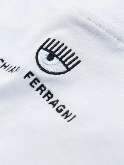 Shop Chiara Ferragni Logo T-shirt In White