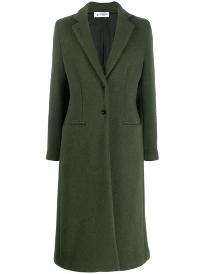 Shop Barena Venezia Single Breasted Coat In Green