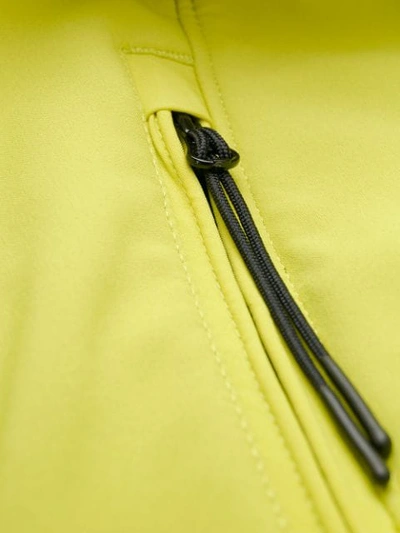 Shop C.p. Company Zipped Logo Patch Jacket In Yellow