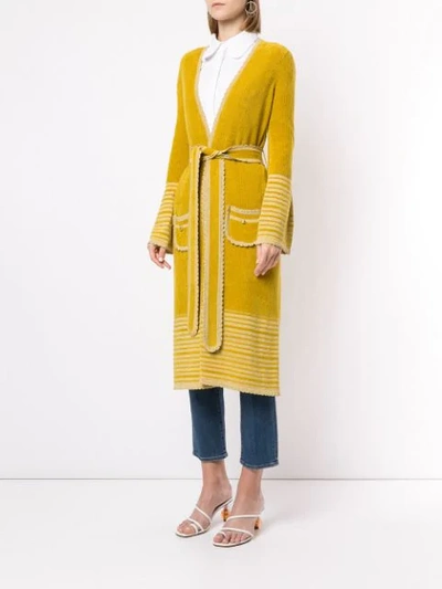 Shop Alice Mccall Kashmir Coat In Yellow