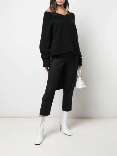 Shop Maison Margiela Multi-wear Jumper In Black