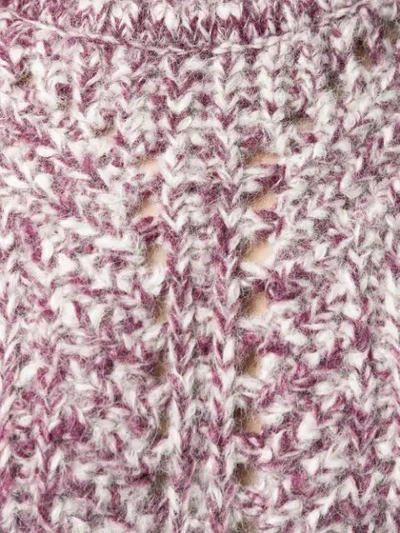 Shop Isabel Marant Chunky Knit Jumper In Pink