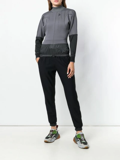 Shop Adidas By Stella Mccartney Midlayer Training Top - Grey