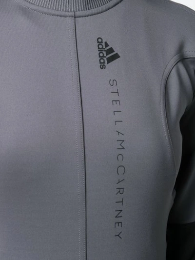 Shop Adidas By Stella Mccartney Midlayer Training Top - Grey