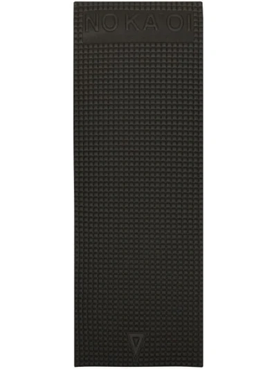Shop No Ka'oi Gummed Triangle Yoga Mat In Black