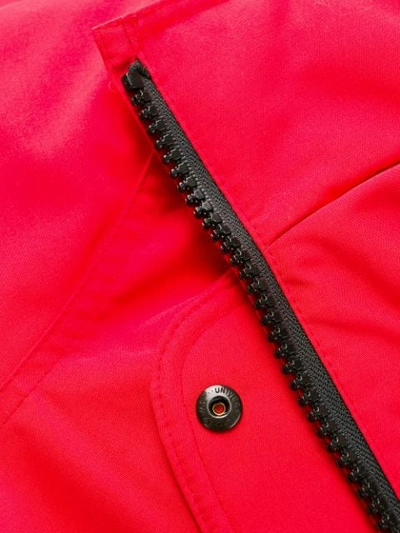 Shop Canada Goose Trillium Parka Coat In 11 - Red - Rouge
