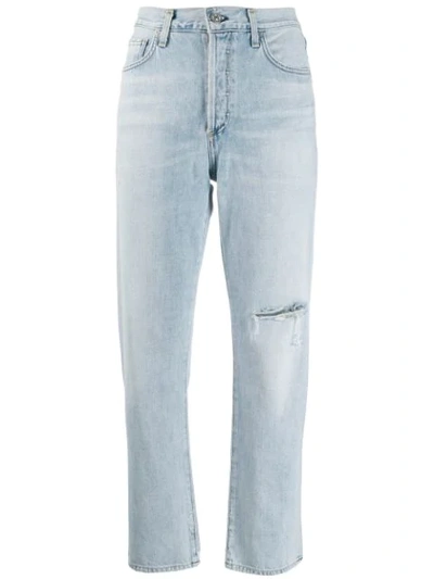 Shop Citizens Of Humanity Mckenzie Straight-leg Jeans In Blue