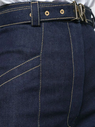 Shop Nina Ricci Flared Jeans - Blue