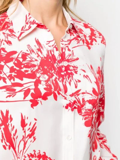 Shop Equipment Brett Floral Print Shirt In White