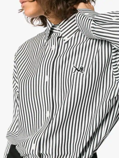 Shop Calvin Klein Jeans Est.1978 Calvin Klein Jeans Est. 1978 Icon Striped Poplin Shirt - White