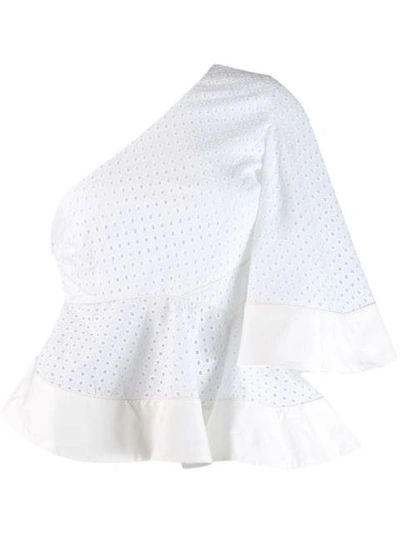 Shop Solace London Cala Blouse In White