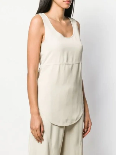 See By Chloé Panelled Tank Top In Neutrals