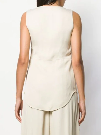 See By Chloé Panelled Tank Top In Neutrals