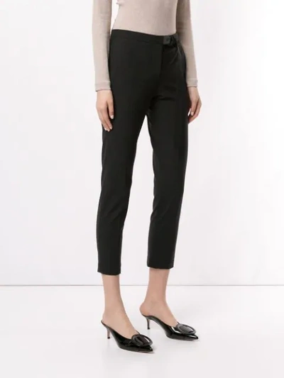 Shop Brunello Cucinelli Cropped Straight Leg Trousers In C2803 Chaorcal