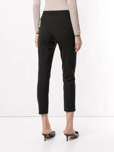 Shop Brunello Cucinelli Cropped Straight Leg Trousers In C2803 Chaorcal