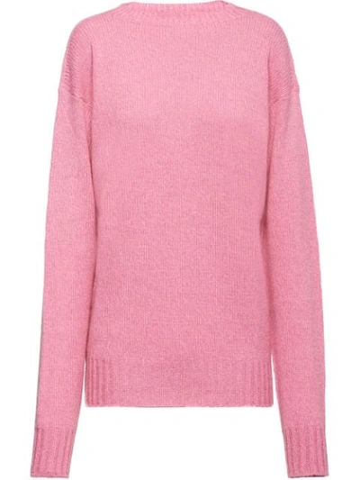 Shop Prada Cashmere Sweater In Pink