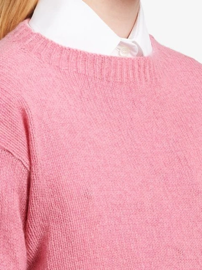 Shop Prada Cashmere Sweater In Pink