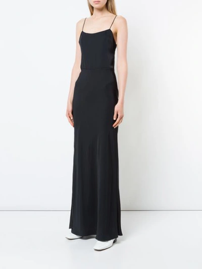 Shop Jason Wu Grey Jason Wu Sleeveless Shift Maxi Dress - Black