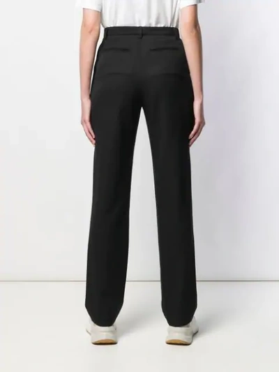 Shop Katharine Hamnett Flared Formal Trousers In Black