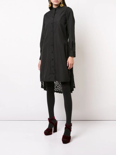 Shop Diane Von Furstenberg Dvf  Lace Back Dress - Black