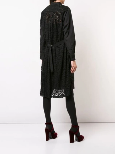 Shop Diane Von Furstenberg Dvf  Lace Back Dress - Black