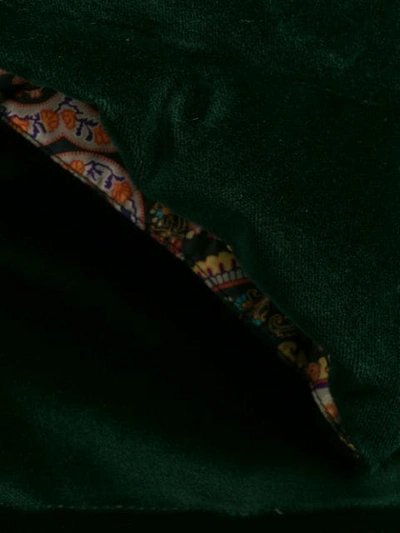 Shop Etro Single-breasted Coat In Green