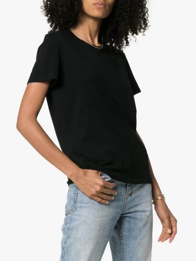 Shop Ninety Percent Crew-neck T-shirt In Black