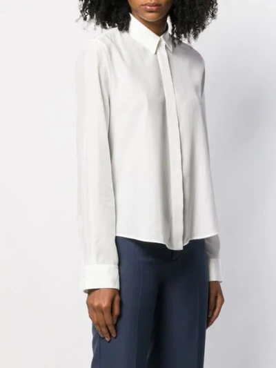 Shop Jil Sander Classic Button-down Blouse In 103 White