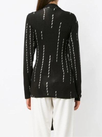 Shop Uma Raquel Davidowicz Dolce Printed Cardigan - Black