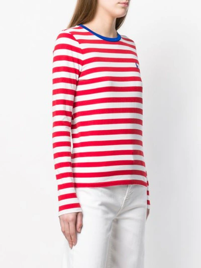 Shop Polo Ralph Lauren Striped T In Red