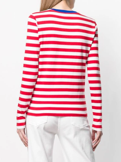 Shop Polo Ralph Lauren Striped T In Red