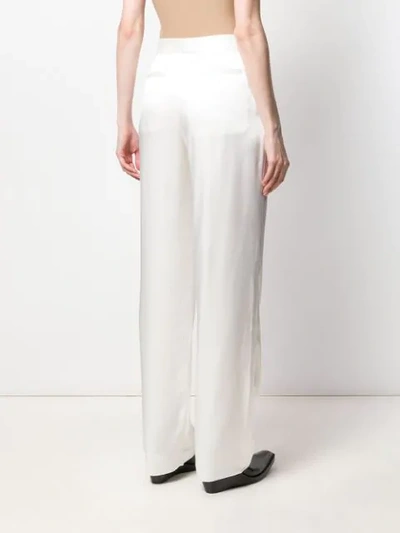 Shop Almaz Basic Trousers In White