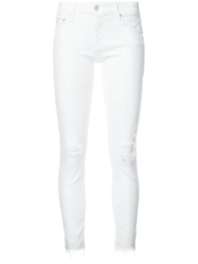 Shop Mother Little Miss Innocent Jeans - White