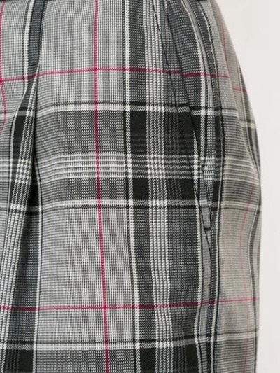 Shop 3.1 Phillip Lim / フィリップ リム Plaid High-waisted Shorts In Grey