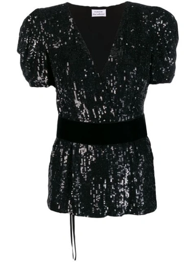 Shop P.a.r.o.s.h. Goody Blouse In Black