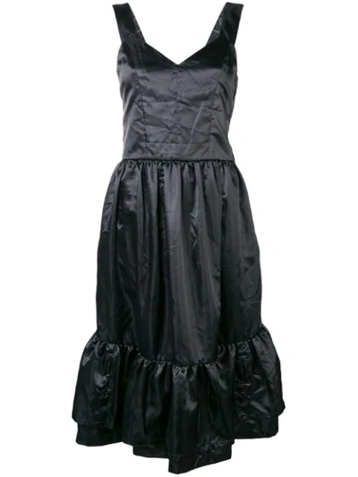 Shop Comme Des Garcons Girl Peplum Hem Dress In Black