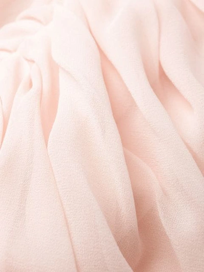 Shop Giambattista Valli Gathered Surplice Dress In Pink
