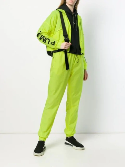 Puma Chase Cropped Jacket In Yellow