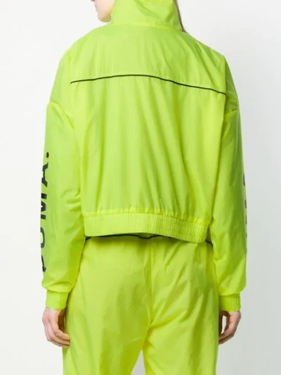Puma Chase Cropped Jacket In Yellow