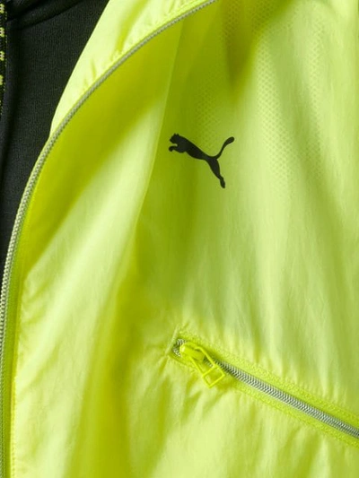 Puma Chase Cropped Jacket In Yellow