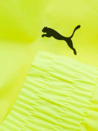 Puma Chase Cropped Jacket In Yellow