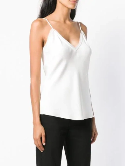 Shop Frame Satin Lounge Tank Top In White