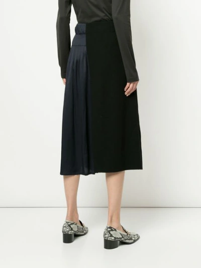 Shop Nehera Sala Bi-material Skirt - Black