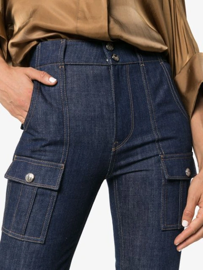 FLARED SKINNY JEANS