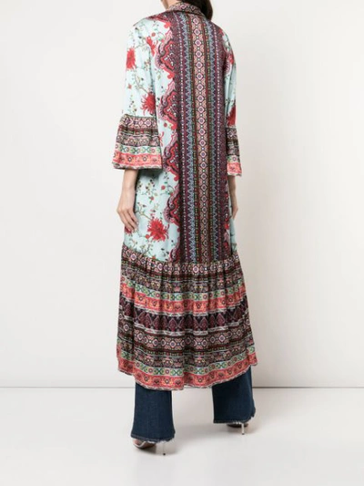 Shop Alice And Olivia Dottie Reversible Kimono In Multicolour