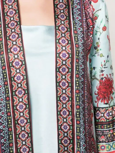 Shop Alice And Olivia Dottie Reversible Kimono In Multicolour