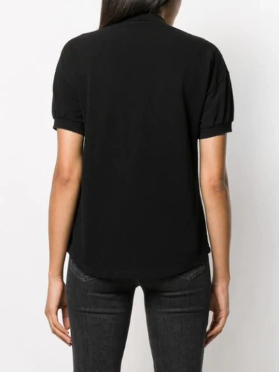 Shop Dsquared2 Logo Polo Shirt In Black